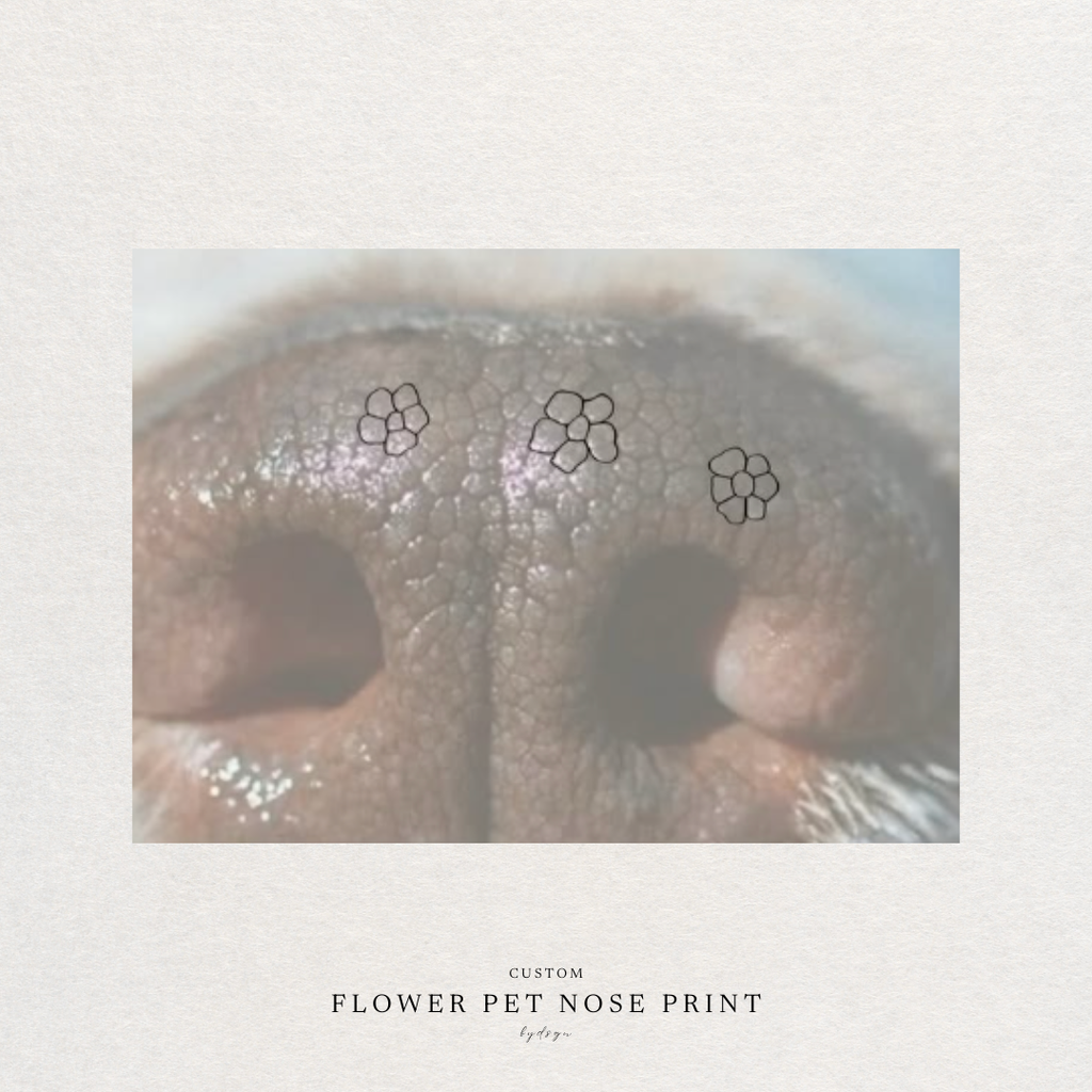 Pet Nose Print Flower Design I Boop-quet